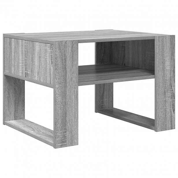 vidaXL Konferenční stolek Šedý Sonoma 66 x 53 x 45 cm Kompozitní dřevo