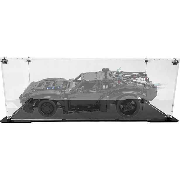 Vitrína s černou základnou pro stavebnici Lego 42127 Technic Batman Batmobil