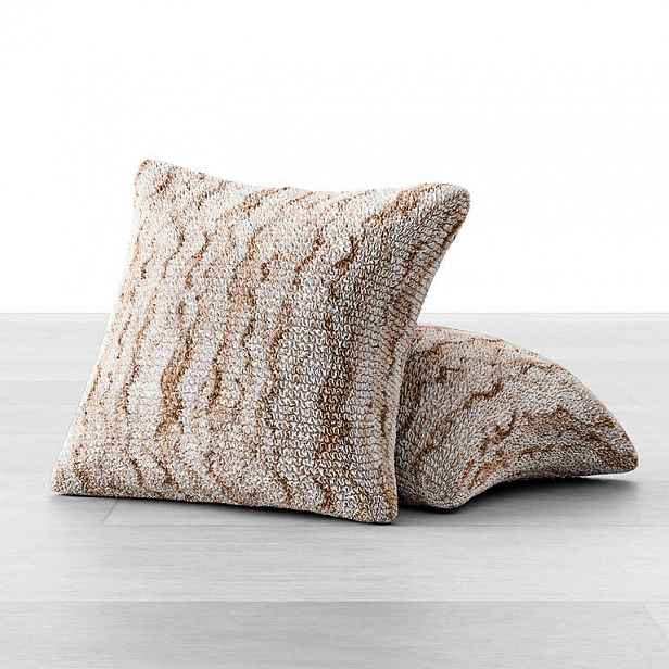 GA.I.CO decoDoma napínací potah bielastický OCEANO NOVÉ béžové povlaky na polštářky 2 ks 40 x 40 cm