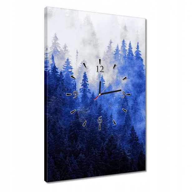 Hodiny 40x60 Modrá krajina Hory