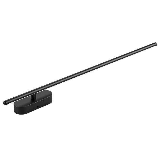Moderní Nástěnné Svítidlo Led Černé Otočné Světlo Neutrální 12W 92 cm