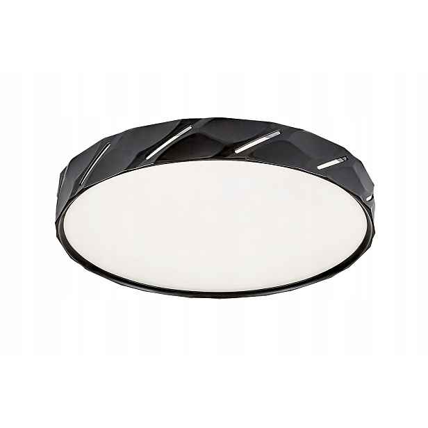 Stropní Svítidlo 39 cm Led 25W černý matný kulatý Nessira 71120 Rabalux