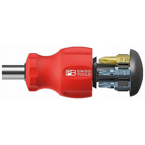 Držák bitů Stubby s plochým zásobníkem Ph Torx Pb Swiss Tools