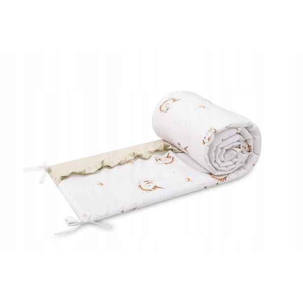 Ochranný chránič na postýlku Bavlna Unicorn Beige Kvalita