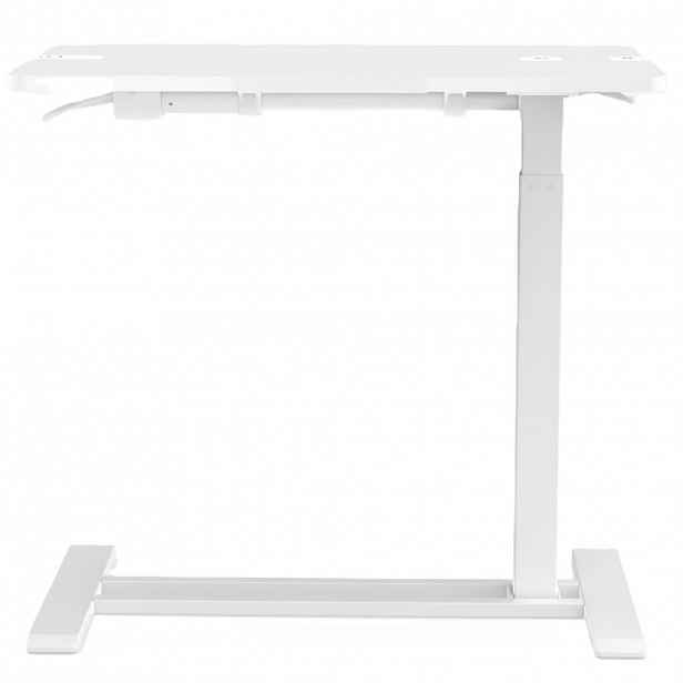 Výškově nastavitelný odkládací stolek H3W-7040-PRO, bílý