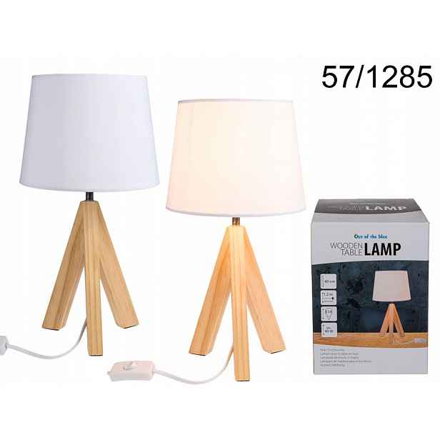 Klasický – Lampa 40 cm – dřevěný stojan