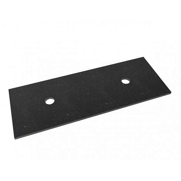 Krycí deska Naturel 120x2x46 cm Gobi black lesk KDESKATK120
