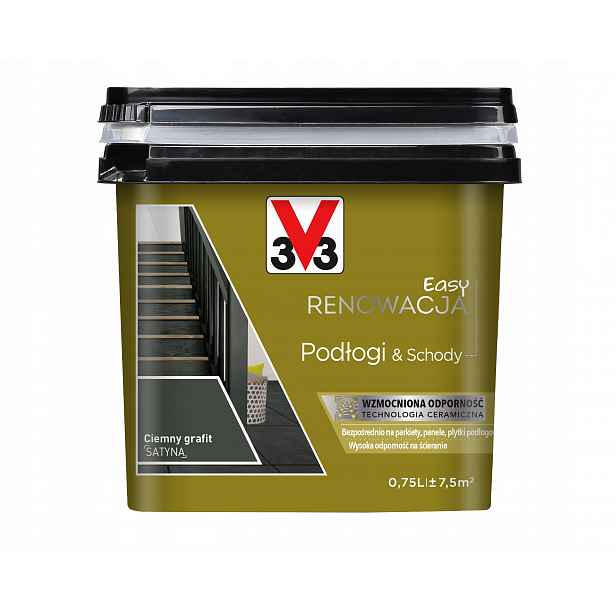 V33 Easy Renovace podlahy Tmavý Grafit 0,75L