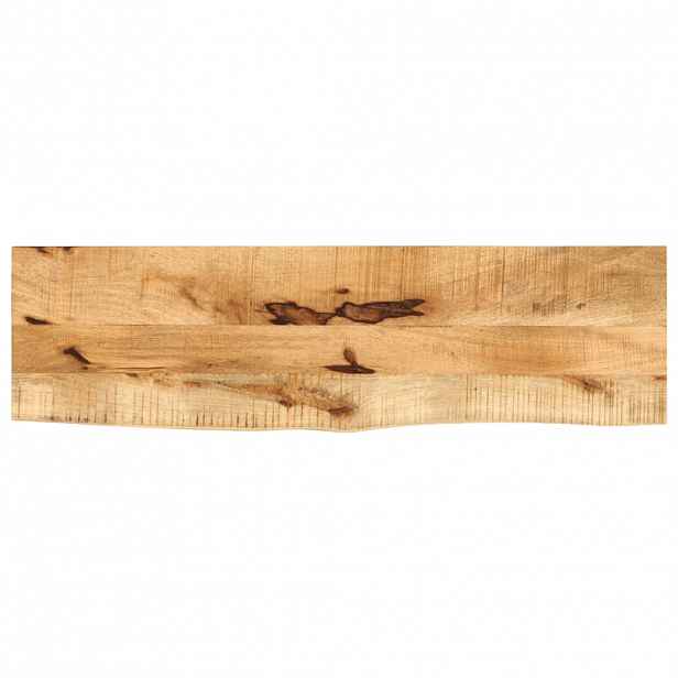 vidaXL Stolní deska 110x20x2,5 cm živá hrana hrubé mangovníkové dřevo