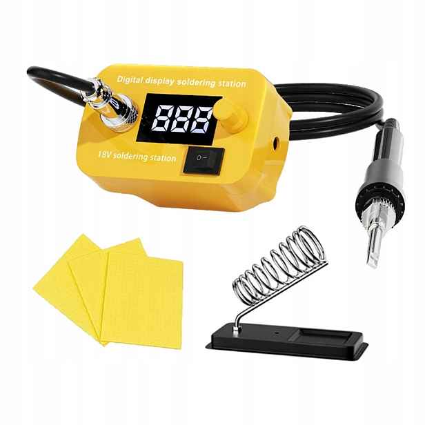 Bezdrátová Páječka 60W Dewalt 18V LCD Na Baterie T12 Akumulátor Macseo