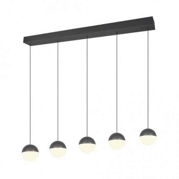 Reality SENTA led závěsné osvětlení šedá plast r33555142 RER33555142