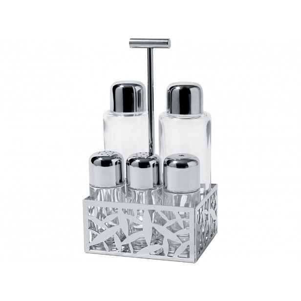 Sada nádob na ochucovadla Cactus, 5 ks - Alessi