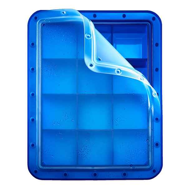 Lurch Froma na led s průhledným víkem modrá kostka 5x5cm (00240765)
