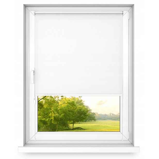 Roleta bez zatloukání Bílá 50 x 160 cm mini basic – jednoduchá, rychlá montáž
