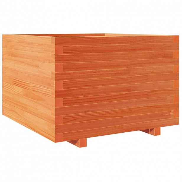 vidaXL Zahradní truhlík voskově hnědý 70x70x49,5 cm masivní borovice