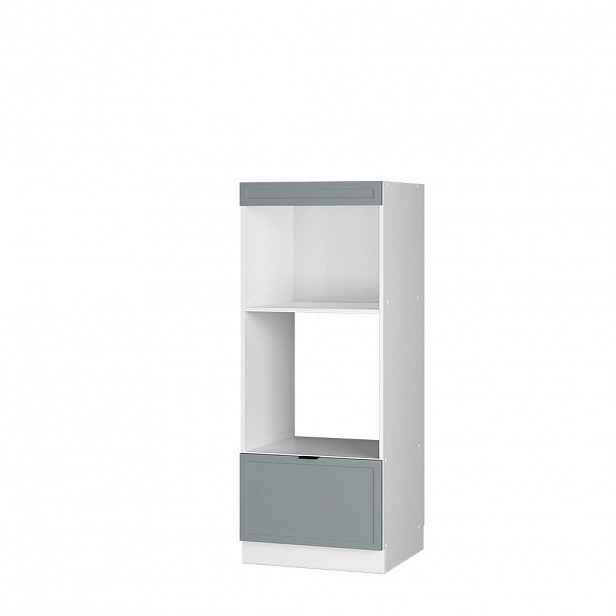 Vicco SKŘÍŇKA NA MIKROVLNNOU TROUBU Fame-Line Světle modrošedá 60 cm otevřený