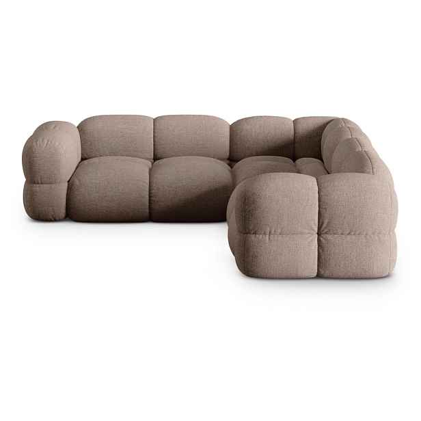 Hnědá rohová pohovka Loretto – Cosmopolitan Design