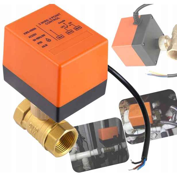 Kulový Kohout 220 V S Automatickým Pohonem