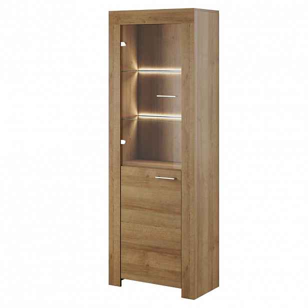 MASSENO VITRÍNA CIELO 70/197/37 cm Dub