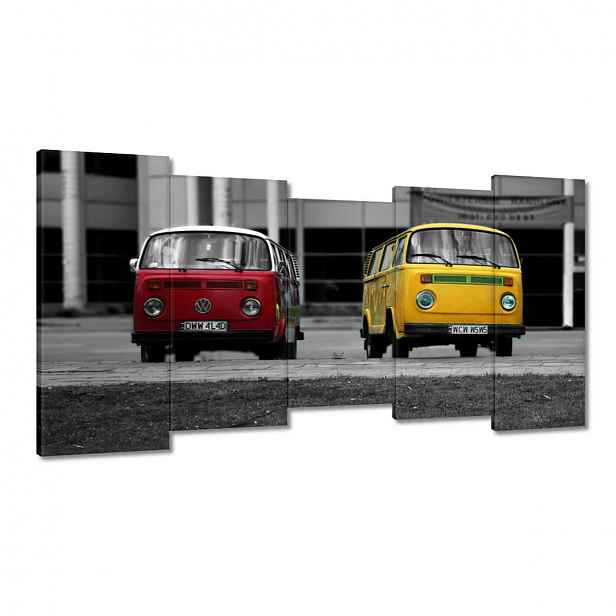 Obrazy 150x80 Červený a žlutý Vw
