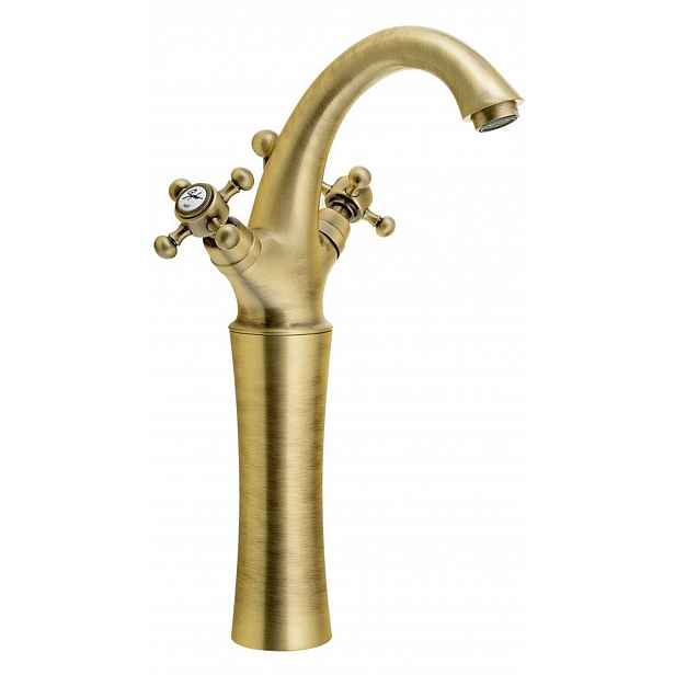 Sapho Reitano Rubinetteria Antea - Umyvadlová baterie s výpustí, výška 30 cm, bronz 3276L