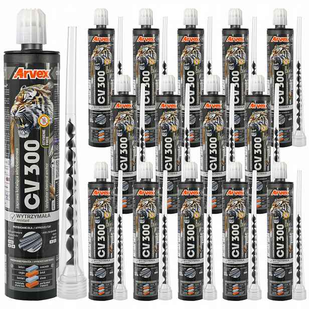 Chemická kotva Arvex CV 300 ml Vinylesterová míchačka kotva bez styrenu