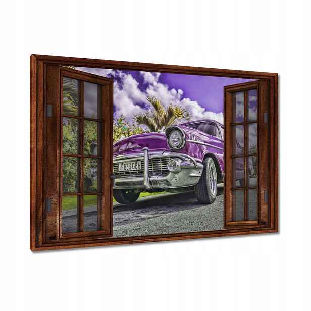 Obrazy 90x60 Fialová Chevrolet