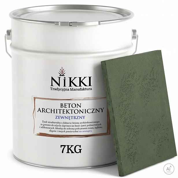 Architektonický beton fasádní venkovní 5m2 7kg tmavě zelená F466