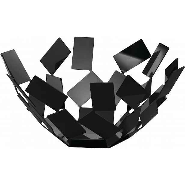 Designová mísa na ovoce, černá, prům. 27.3 cm - Alessi
