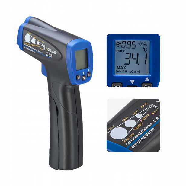Laserový Bezdotykový Pyrometr Value VIT-300S