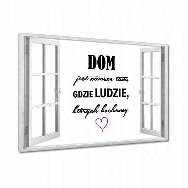Obrazy 90x60 Dům je tam, kde jsou lidé