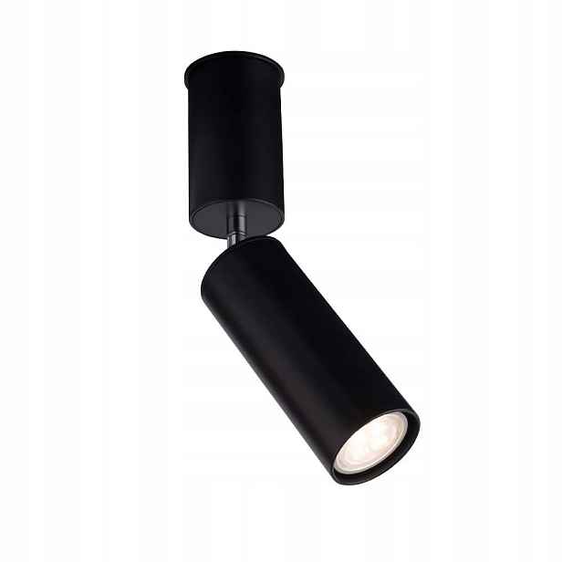 Shilo Shima Spot Stropní Černá Kulatý 1xGU10 10W Pohyblivá