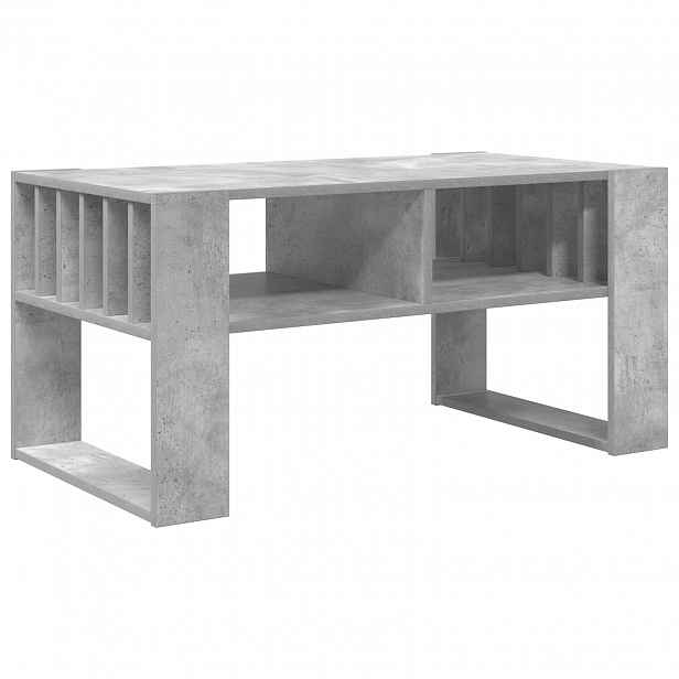 vidaXL Konferenční stolek Betonově šedá 92 x 49,5 x 45 cm