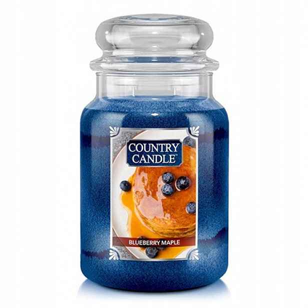 Vonná svíčka parafínová Blueberry Maple Country Candle 1 ks
