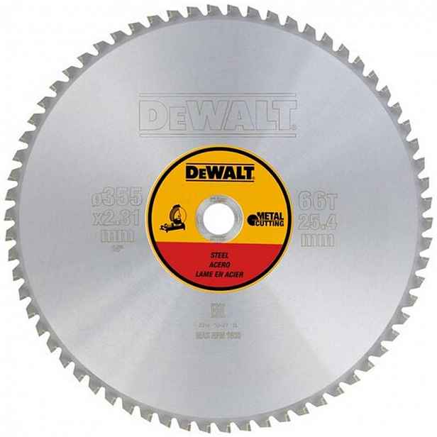 DeWALT - Pilový kotouč na ocel 355x25,4 mm, 66 zubů DT1926