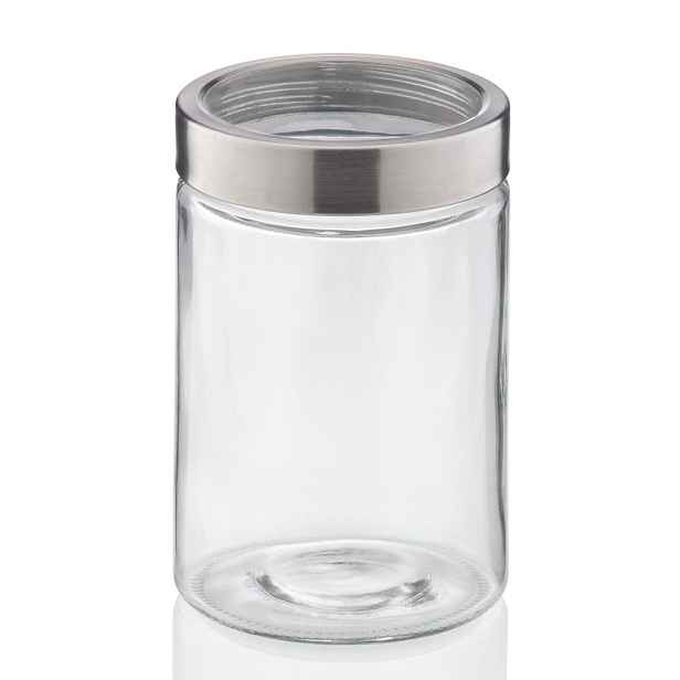 KELA Dóza na potraviny Kara sklo transparentní 17,0cm 11,0cm 1,2l KL-15295
