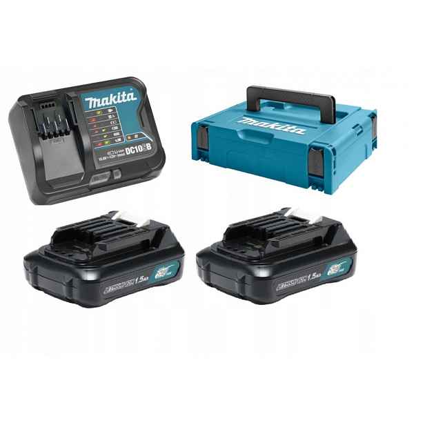 Makita Napájecí Sada 12V BL1016 DC10SB Makpac