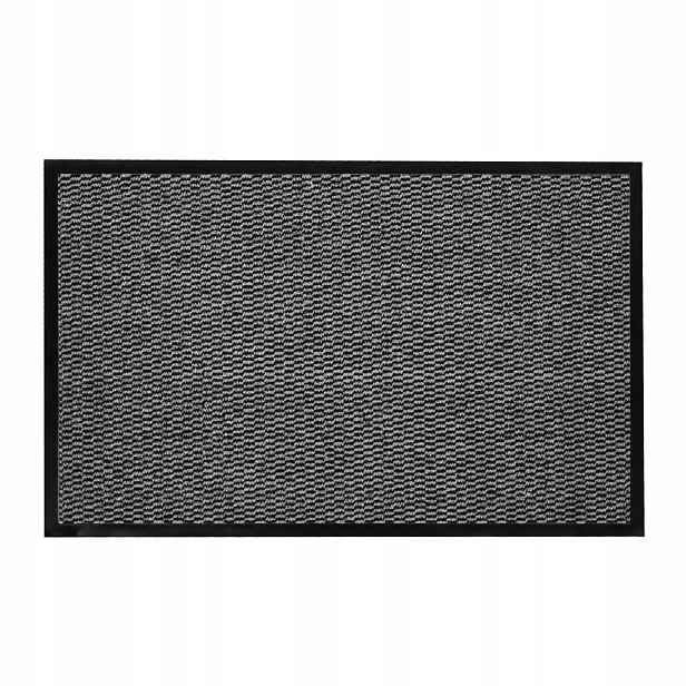 Podlahová Rohožka Pod Dveře Šedá Proti Prachu 50 X 80 CM Julius