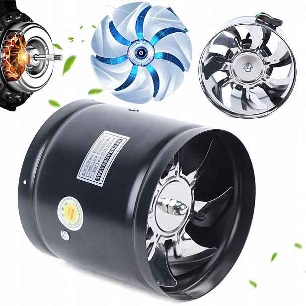 Stabilní Ventilátor 150 MM 500 M³/h 40 W Pro Hotely Supermarketů