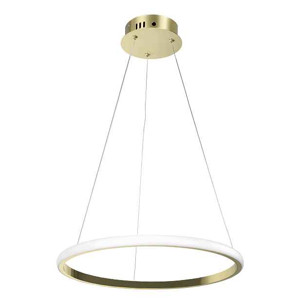 Lustr Do Obývacího Pokoje Led Zlatý Kroužek Kulatý LHJ001-CP 40 cm Zlatý