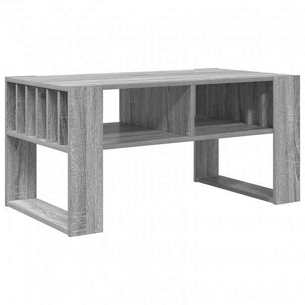 vidaXL Konferenční stolek Šedý Sonoma 92 x 49,5 x 45 cm