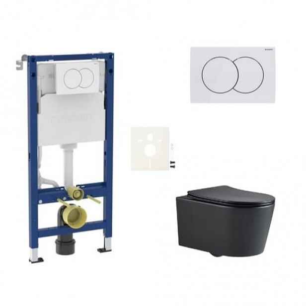 Závěsný WC set do lehkých stěn / předstěnová SAT Brevis SIKOGESBREBLD01