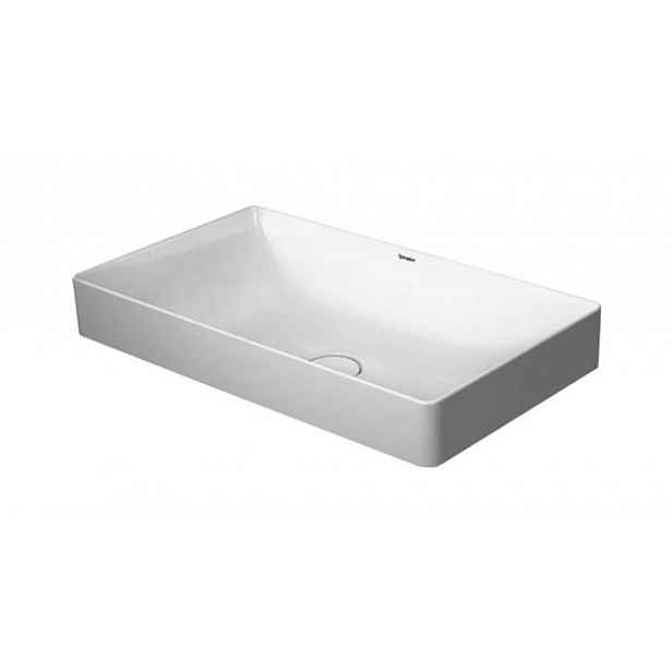 Duravit DuraSquare - Umyvadlová mísa 60x34 cm, DuraCeram, alpská bílá 2355600000