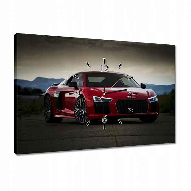 Hodiny 60x40 Audi Quattro Auto