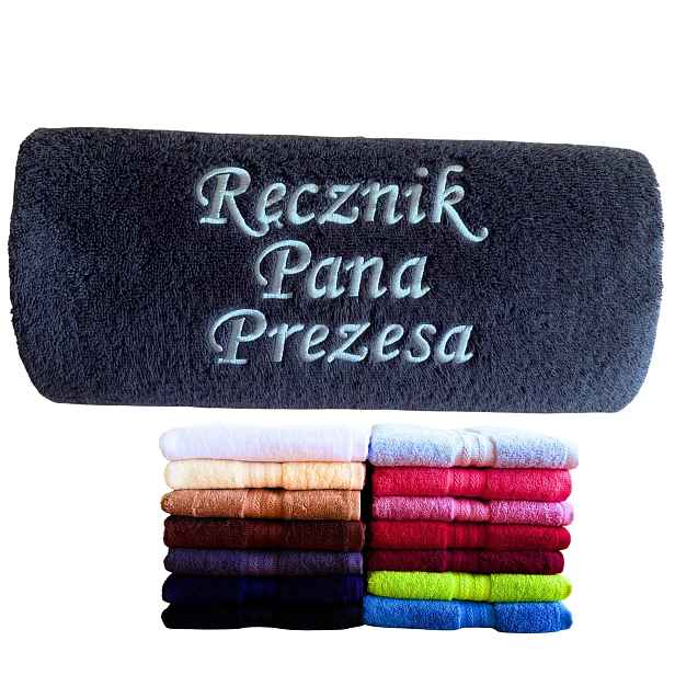 Dárek Pro Prezidenta Šéfa K Narozeninám Jmeniny Svátky Ručník Výšivka