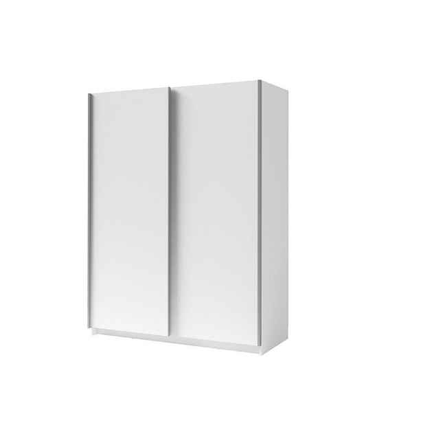 MASSENO ŠATNÍ SKŘÍŇ S POSUVNÝMI DVEŘMI ELRON, 150,6/198,5/62 cm 2dveřová, bílá
