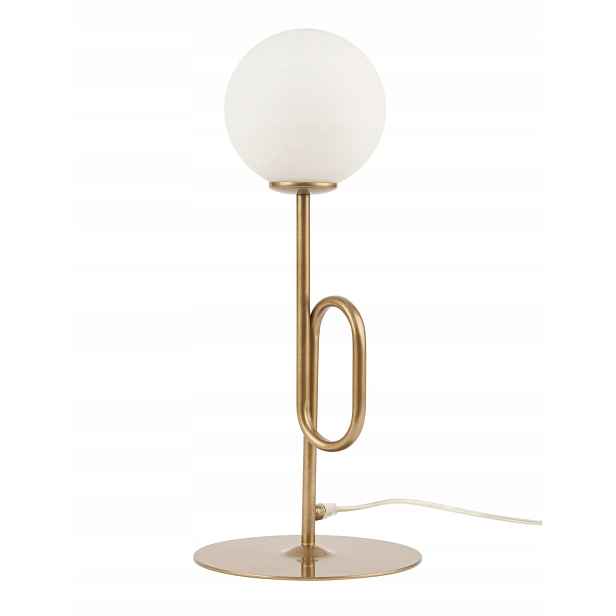 Sigma Lighting Stolní lampa Tes zlatá minimalistická 1xG9 12W