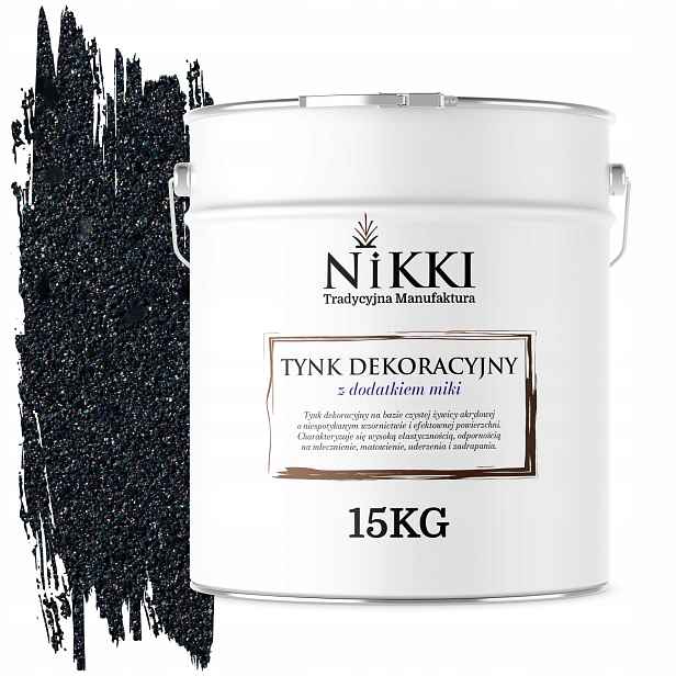 Vnější Dekorativní Omítka 15 Kg Grafitová S Černou Slídou D925