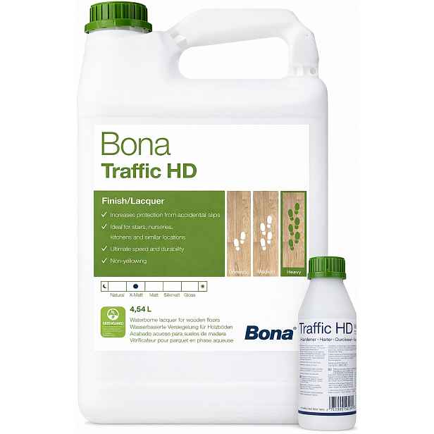 Bona Traffic Hd Extra Mat 4,95L vodní lak 2K na parkety a prkna