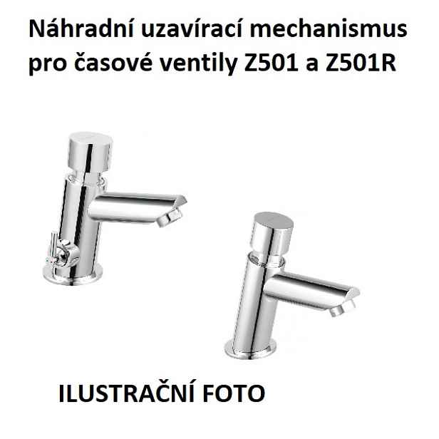 NOVASERVIS náhradní vnitřní uzavírací mechanismus pro baterie tlačným ventilem Z501 a Z501R - 1ks